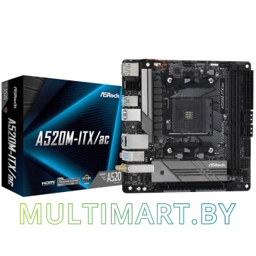 Материнская плата ASRock A520M-ITX/ac картинка 5
